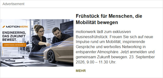 Textbild-Anzeige — Ihre Platzierung, Beispielsujet motionwerk