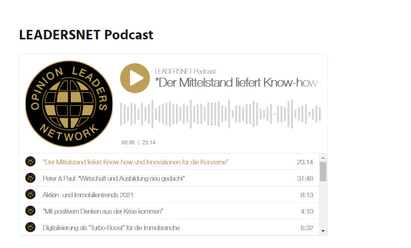 Aufzeichnung einer Podcast-Folge